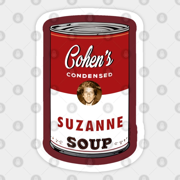 Cohen's Soup Sticker by chilangopride